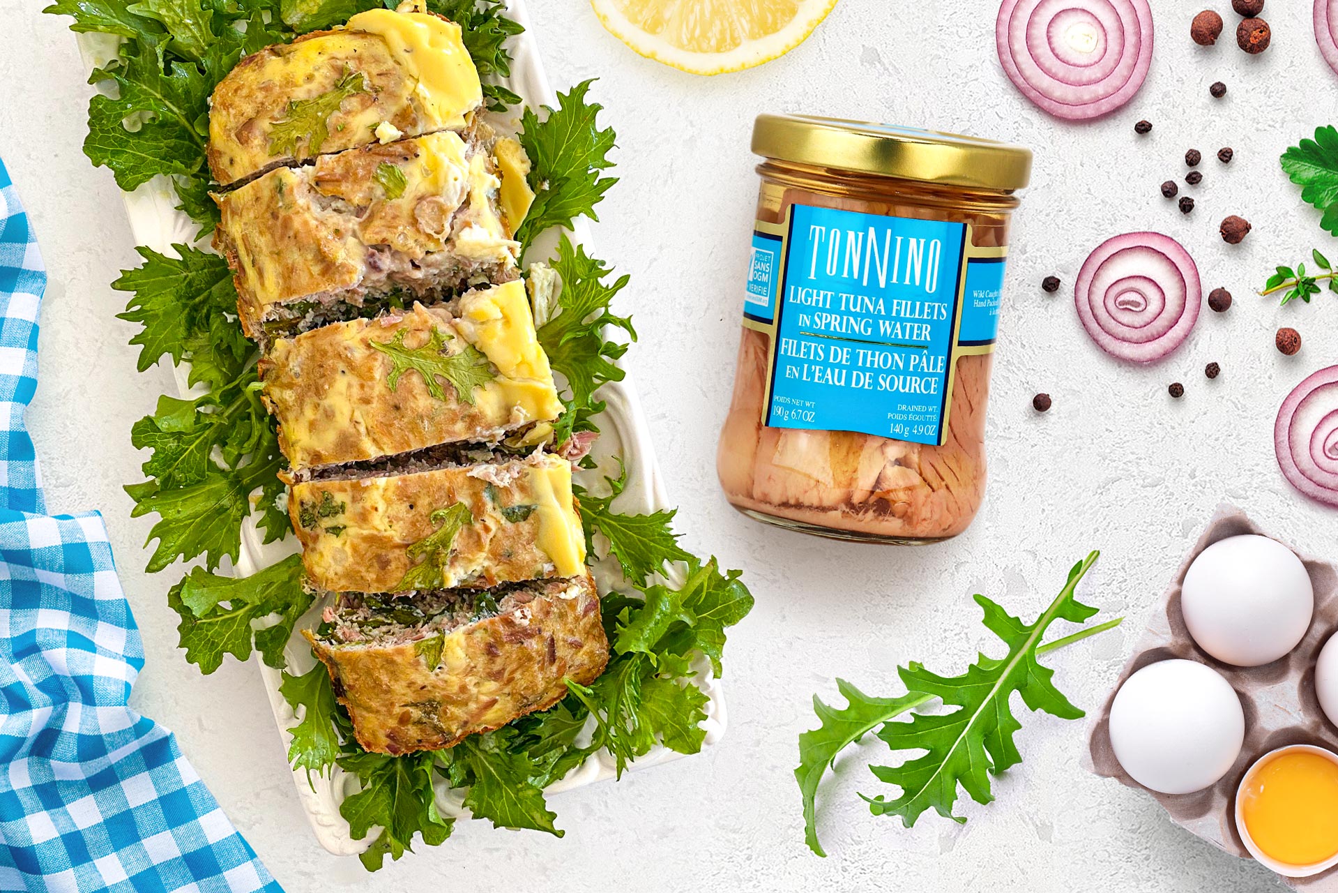 Whole30 Arugula and Tuna Bake