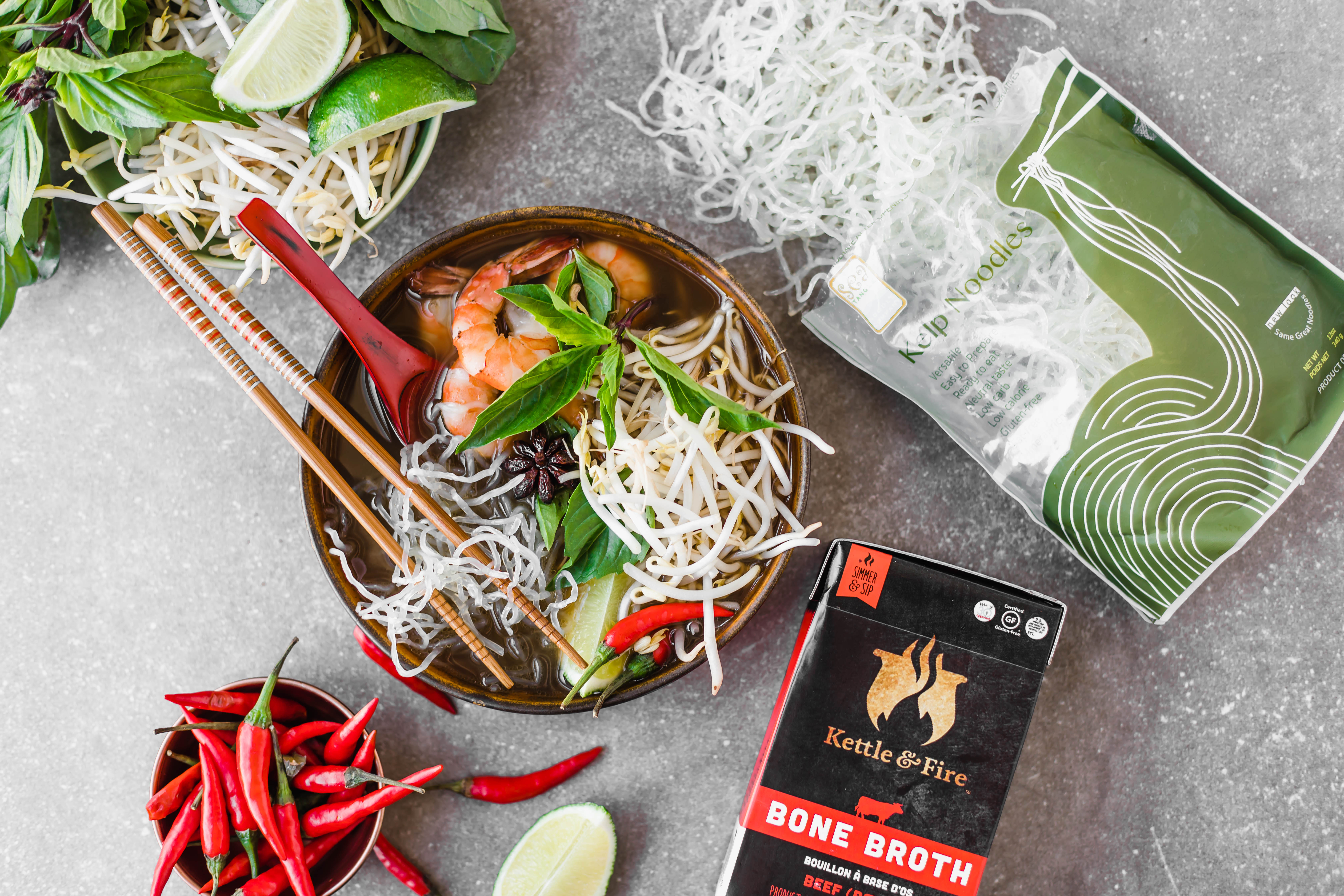 Keto Kelp Noodle Pho