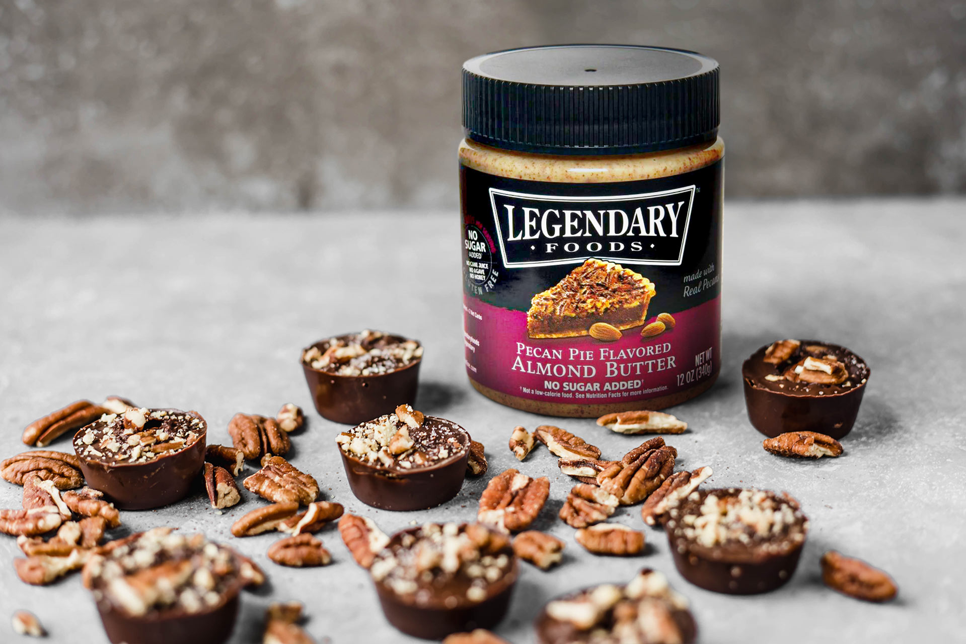 Keto Chocolate Pecan Butter Cups