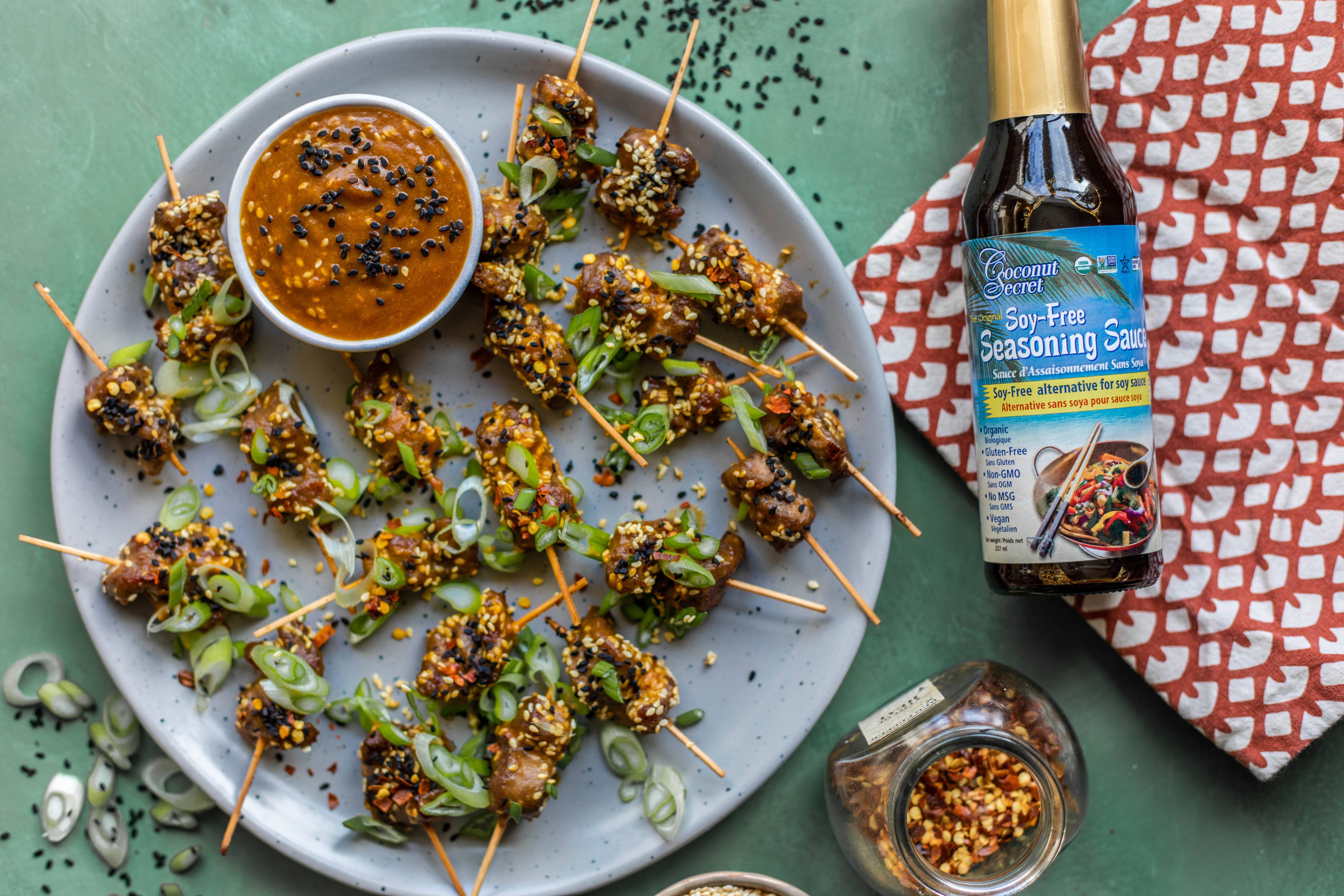 Gluten-Free Teriyaki Beef Skewer