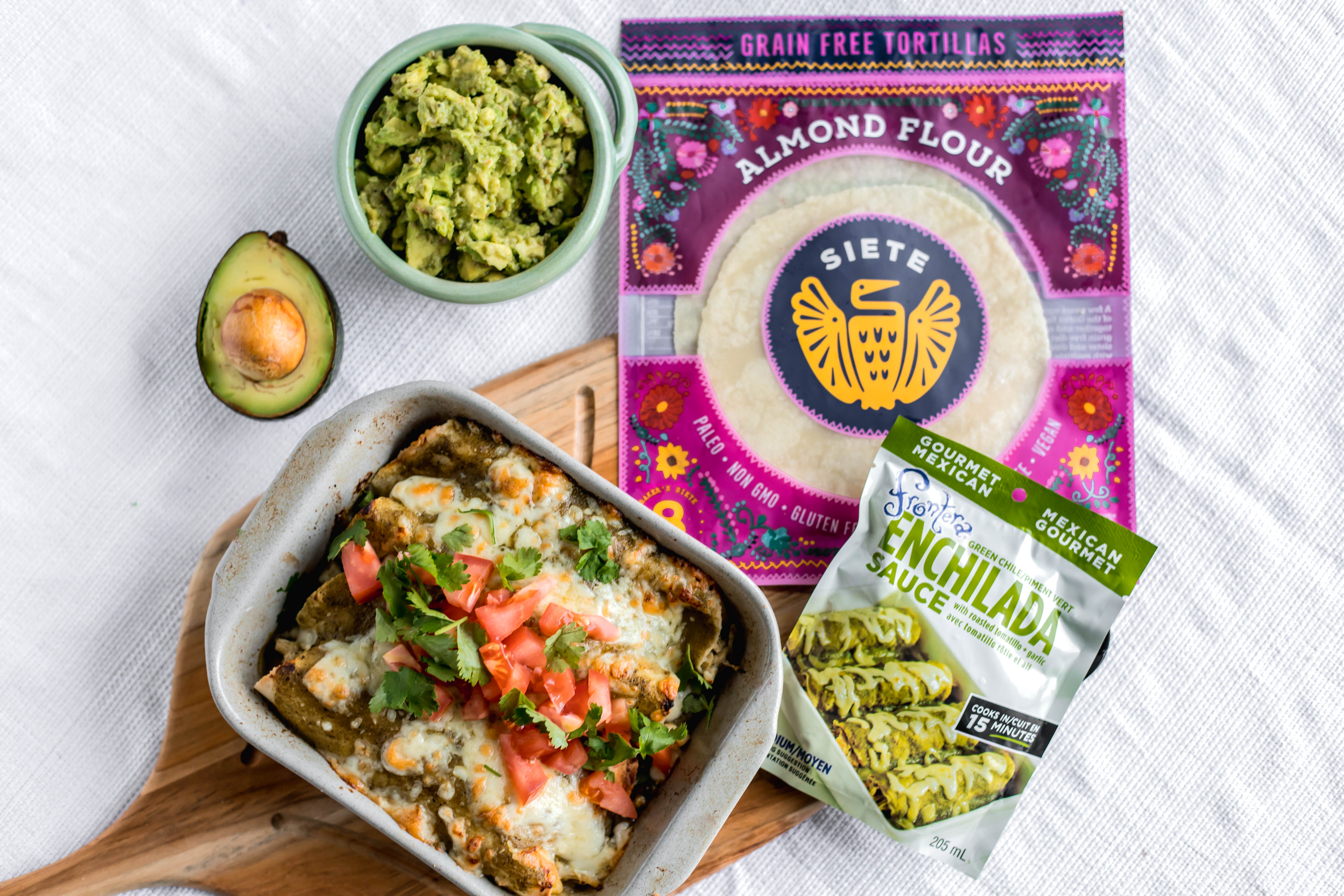 Frontera Shredded Chicken Enchiladas for 2