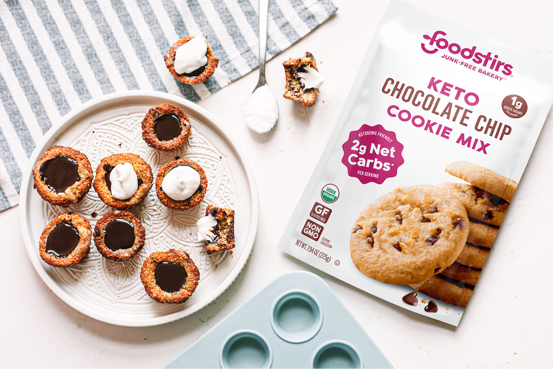 Hot Chocolate Cookie Cups