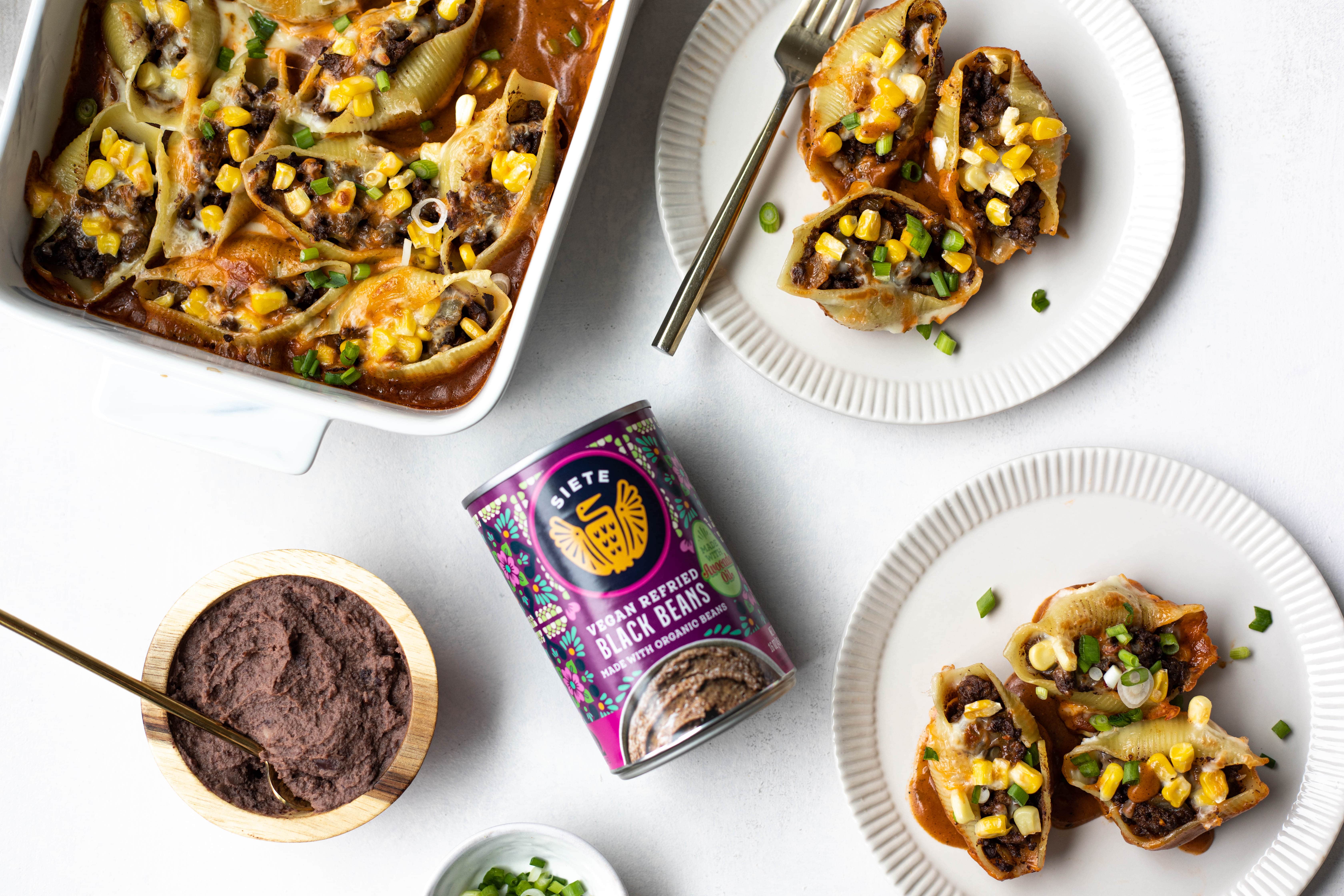 Vegan Taco Stuffed Pasta Shells