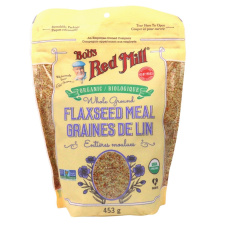 Bob's Red Mill Organic Gluten Free Whole Ground Flaxseed Meal, 453g
