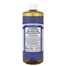 Front of Dr. Bronner's Pure Castile Soap Peppermint, 946 mL