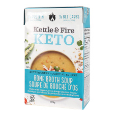 Front of Kettle & Fire Butter Curry Keto Soup with Chicken Bone Broth, 479g