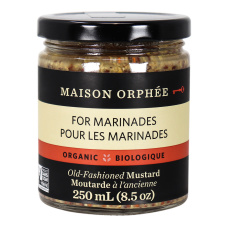 Front of Maison Orphee Organic Old-Fashioned Mustard