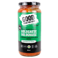 Front of Good Food For Good Plant-Based Organic Bolognese Classic, 450ml