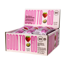 Good To Go Keto Snack Bars Strawberry Macadamia, 9 Bar Pack