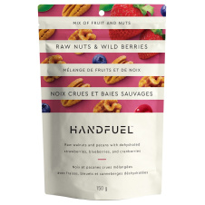 Handfuel Raw Walnuts and Pecans with Wild Berries, 150g