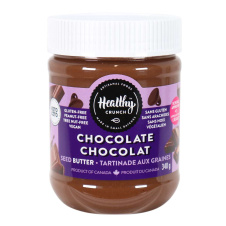 Front of Healthy Crunch Chocolate Seed Butter, 340g