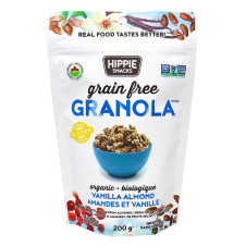 Hippie Snacks Grain Free Granola Vanilla Almond, 200g 