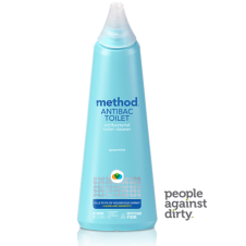 Front of method Toilet Cleaner Spearmint, 709 mL