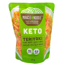 Front of Miracle Noodle Keto Meal Teriyaki + Plant Based Noodles, 261g