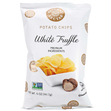 Front of Natural Nectar Potato Chips White Truffle, 141.7g