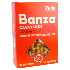 Front of Banza Chickpea Pasta Cavatappi, 227g