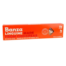 Front of Banza Chickpea Pasta Linguine, 227g