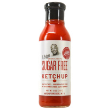 Front of G Hughes Sugar Free Ketchup, 367g