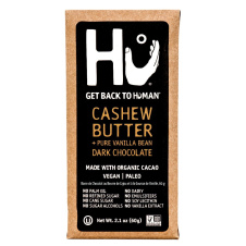 Front of Hu Cashew Butter & Pure Vanilla Bean Chocolate Bar, 60g