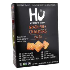 Front of Hu Grain-Free Crackers Pizza, 120g