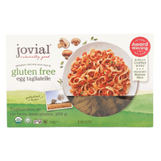 Front of Jovial Gluten Free Brown Rice Egg Tagliatelle