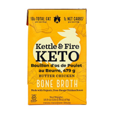 Front of Kettle & Fire Butter Chicken Bone Broth Soup, 479g