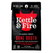 Front of Kettle & Fire Classic Beef Bone Broth