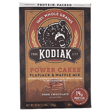 Front of Kodiak Cakes Power Cakes Dark Chocolate Pancake & Waffle Mix, 510g