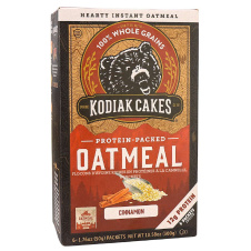 Front of Kodiak Cakes Protein-Packed Cinnamon Oatmeal, 6 Packets