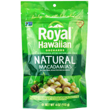 Royal Hawaiian Orchards Natural Roasted Macadamia Nuts, 113g