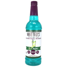 Front of Matteo’s Bartender Style Cocktail Mixes Thin Mojito, 750mL