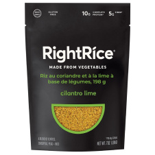 RightRice Cilantro Lime Rice Made from Vegetables, 198g