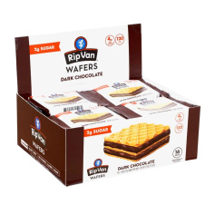 Front of Rip Van Wafer Dark Chocolate Box