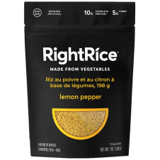 RightRice Lemon Pepper Rice Made from Vegetables, 198g
