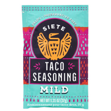 Front of Siete Taco Seasoning Mild, 37g