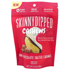 Front of Skinny Dipped Cashews Dark Chocolate Salted Caramel, 99g