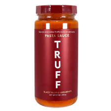 Front of Truff Pasta Sauce Black Truffle Arrabbiata, 482g