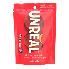 Unreal Dark Chocolate Peanut Butter Cups, 119g