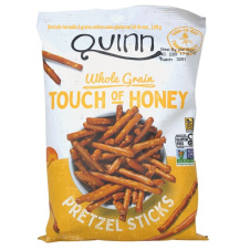 Quinn Gluten-Free Whole Grain Pretzel Sticks Touch of Honey, 159g