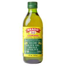 Front of Bragg Extra Virgin Olive Oil