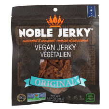 Front of Noble Jerky Vegan Jerky Original, 70g