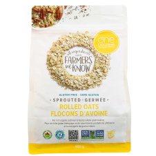 One Degree Organic Foods Gluten-Free Sprouted Rolled Oats, 680g