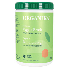 Front of Organika Original Veggie Broth Vegan Friendly Protein, 300g
