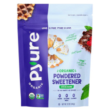 Front of Pyure Organic Powdered Stevia Sweetener 