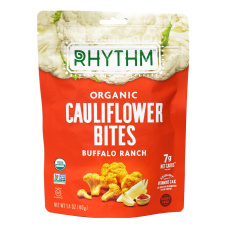 Rhythm Superfoods Organic Cauliflower Bites Buffalo Ranch, 40g 
