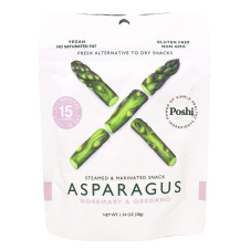 Poshi Gluten-Free Asparagus with Rosemary & Oregano Steamed & Marinated Snack, 38g