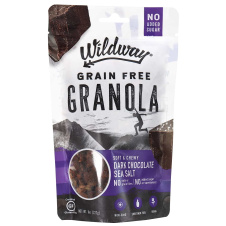 Front of Wildway Grain Free Granola Dark Chocolate Sea Salt, 227g