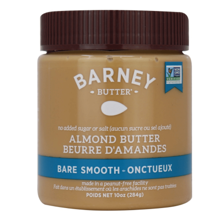 Front of Barney Butter Bare Smooth Almond Butter, 284g