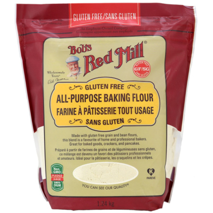 Front of Bob's Red Mill Gluten Free All Purpose Baking Flour, 1.24kg