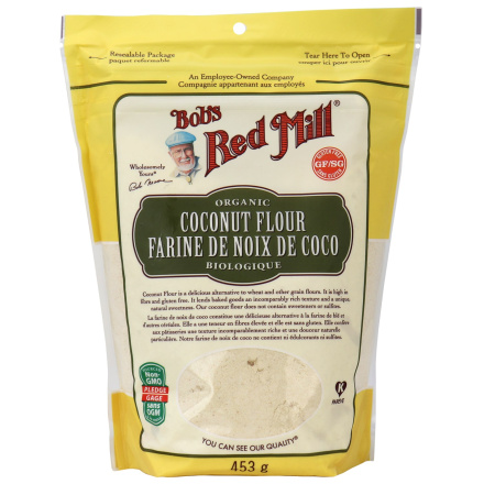 Front of Bob's Red Mill Organic Coconut Flour, 453g